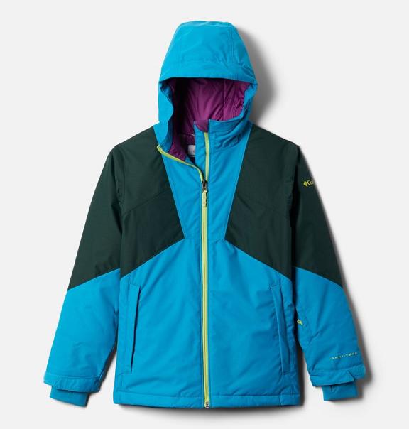 Columbia Alpine Diva Ski Jacket Light Blue Green For Girls NZ30491 New Zealand